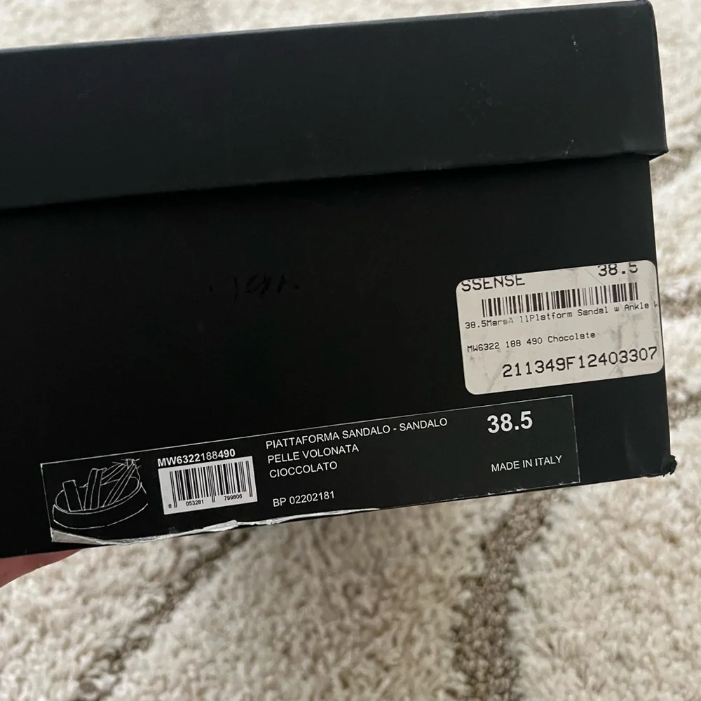 FINAL PRICE. BNIB Marsell Platform Tie Sandal